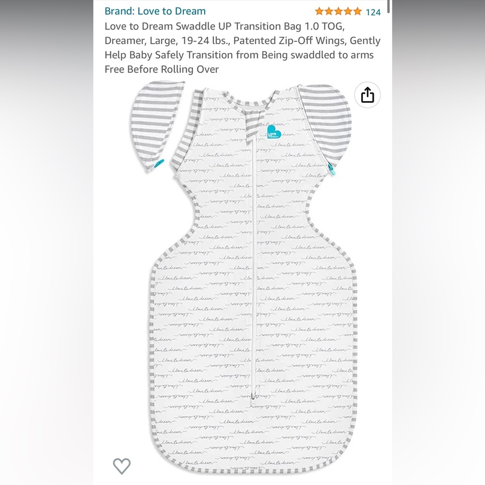 Love to dream transition swaddle size large